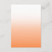 Minimalistisch Elegant Script bruiloft Informatiekaartje (Achterkant)