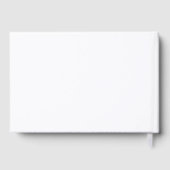 Minimalistisch Elegant Script Gouden Folie Custom  Gastenboek (Achterkant)