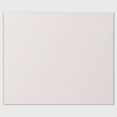 Minimalistisch Elegant Solid Pastel Zout White Cadeaupapier (Vlak)