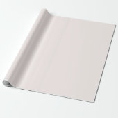 Minimalistisch Elegant Solid Pastel Zout White Cadeaupapier (Uitgerold)
