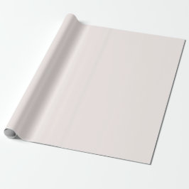 Minimalistisch Elegant Solid Pastel Zout White Cadeaupapier