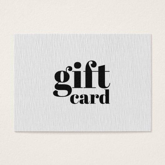 Minimalistisch elegant textuur White Beauty Salon Visitekaartje (Voorkant)