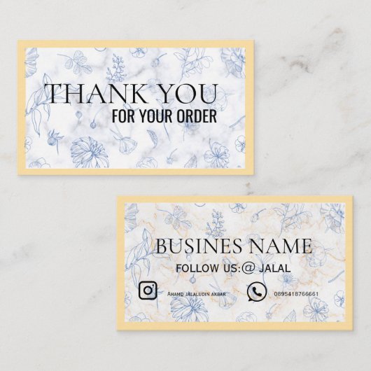 Minimalistisch Elegant Warm Beige Bold Zwart Moder Visitekaartje (Voorkant / Achterkant)