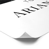 Minimalistisch Elegant Wedding Welcome Sign Poster (Hoek)