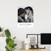 Minimalistisch Elegant Wedding Welcome Sign Poster (Thuiskantoor)