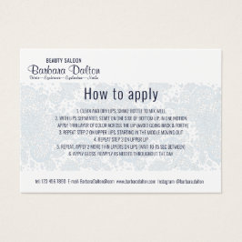 Minimalistisch Elegant Wit Kant Collectie Visitekaartje