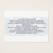 Minimalistisch Elegant Wit Kant Collectie Visitekaartje (Achterkant)