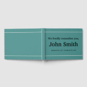 Minimalistisch, elegante Memories Guestbook Gastenboek (Volledig)