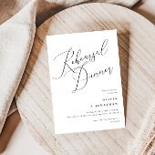 Minimalistisch elegante repetitie: zwart-wit kaart