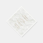 Minimalistisch ellegant Weddenschap Servet (Hoek)