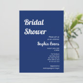 Minimalistisch en eenvoudig donker saffier Vrijgez Kaart (Staand voorkant)