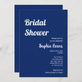 Minimalistisch en eenvoudig donker saffier Vrijgez Kaart (Voorkant / Achterkant)