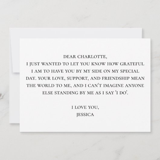 Minimalistisch en eenvoudig gemaakt van de Kaart v (Achterkant)