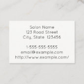 Minimalistisch en eenvoudig Visitekaartje van de p (Achterkant)