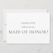 Minimalistisch en elegant lid van de Kaart van het (Voorkant)