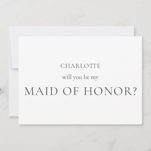 Minimalistisch en elegant lid van de Kaart van het (Voorkant)