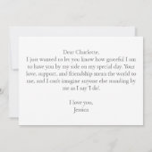 Minimalistisch en elegant lid van de Kaart van het (Achterkant)