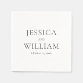 minimalistisch en elegant servet (Voorkant)