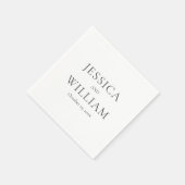 minimalistisch en elegant servet (Hoek)