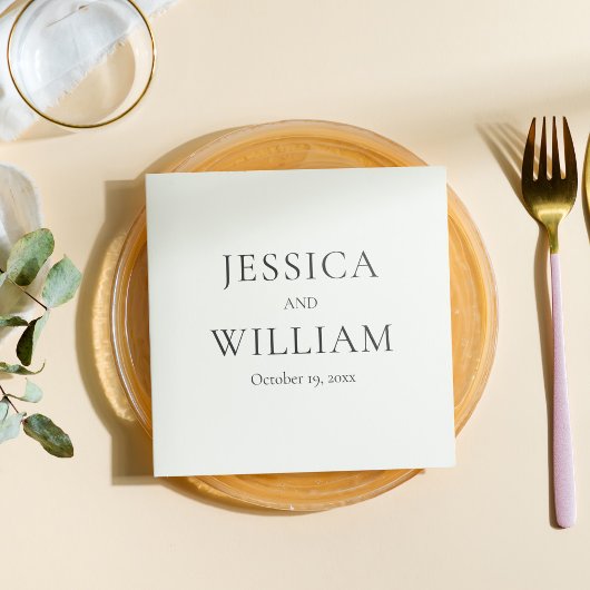 minimalistisch en elegant servet