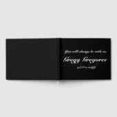 Minimalistisch en elementair gedenkboek gastenboek (Volledig)