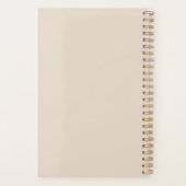 Minimalistisch en esthetisch ontwerp aangepaste na planner (Achterkant)