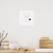 Minimalistisch en geometrisch poster (Keuken)