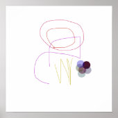 Minimalistisch en geometrisch poster (Voorkant)