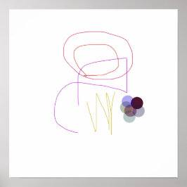 Minimalistisch en geometrisch poster