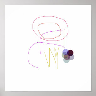 Minimalistisch en geometrisch poster