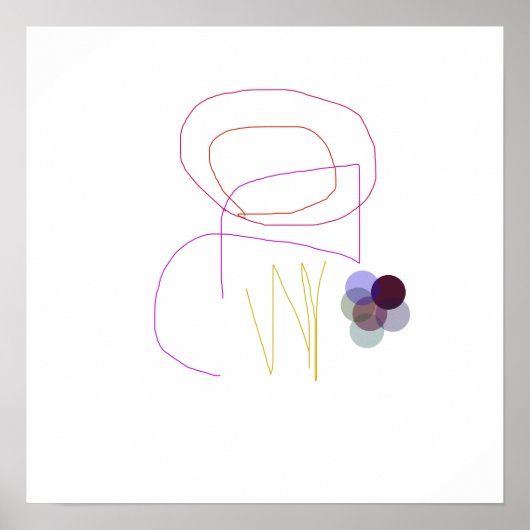 Minimalistisch en geometrisch poster (Voorkant)