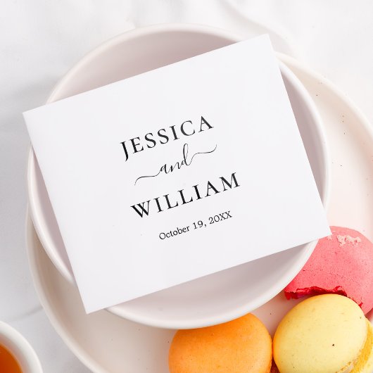 Minimalistisch en grafisch servet