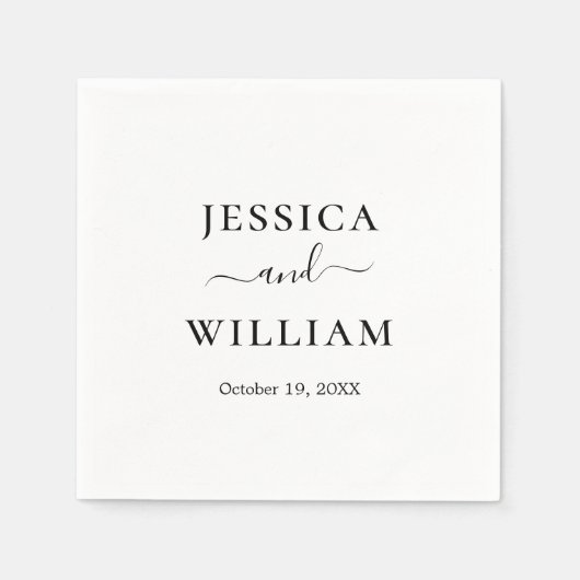 Minimalistisch en grafisch servet (Voorkant)