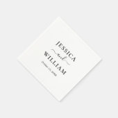 Minimalistisch en grafisch servet (Hoek)