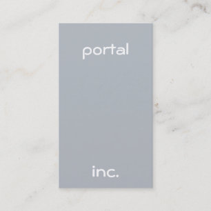 Minimalistisch en modern visitekaartje