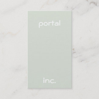 Minimalistisch en modern visitekaartje