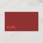 Minimalistisch en mooi eenvoudig Visitekaartje (Voorkant)