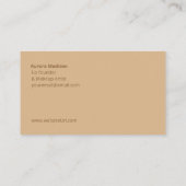Minimalistisch en mooi eenvoudig Visitekaartje (Achterkant)