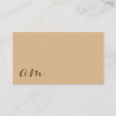 Minimalistisch en mooi eenvoudig Visitekaartje (Voorkant)