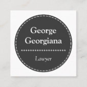 Minimalistisch en schoon Visitekaartje voor advoca (Voorkant)