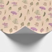 Minimalistisch Engels Bloementuin  cadeau Cadeaupapier (Hoek)