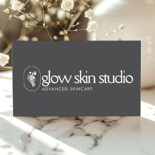 Minimalistisch Esthetician Logo Huidverzorging Lux Visitekaartje