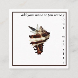 Minimalistisch esthetisch boek auteur freelance sc vierkante visitekaartje