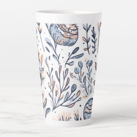 Minimalistisch esthetisch ontwerp Latte Mok (Voorkant)