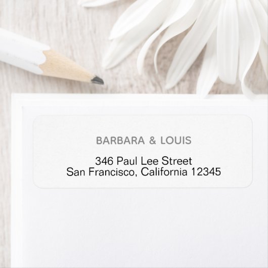 minimalistisch etiket (Insitu)