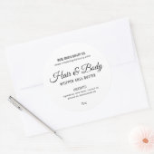 Minimalistisch etiket van elegante pa-schoonheidsp (Envelop)