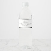 Minimalistisch etiket van flesleeffleslef (Voorkant)