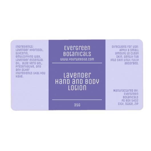 minimalistisch etiket van schoonheidsproducten - p (Voorkant)