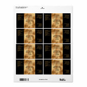 minimalistisch etiket van schoonheidsproducten - z (Full Sheet)