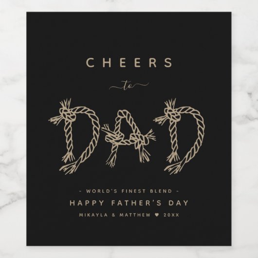 Minimalistisch etiket voor bont en gouden pap (Enkel label)